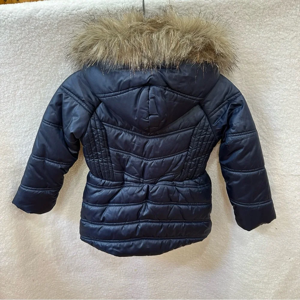 Girls Navy Tommy Hilfiger Winter Coat